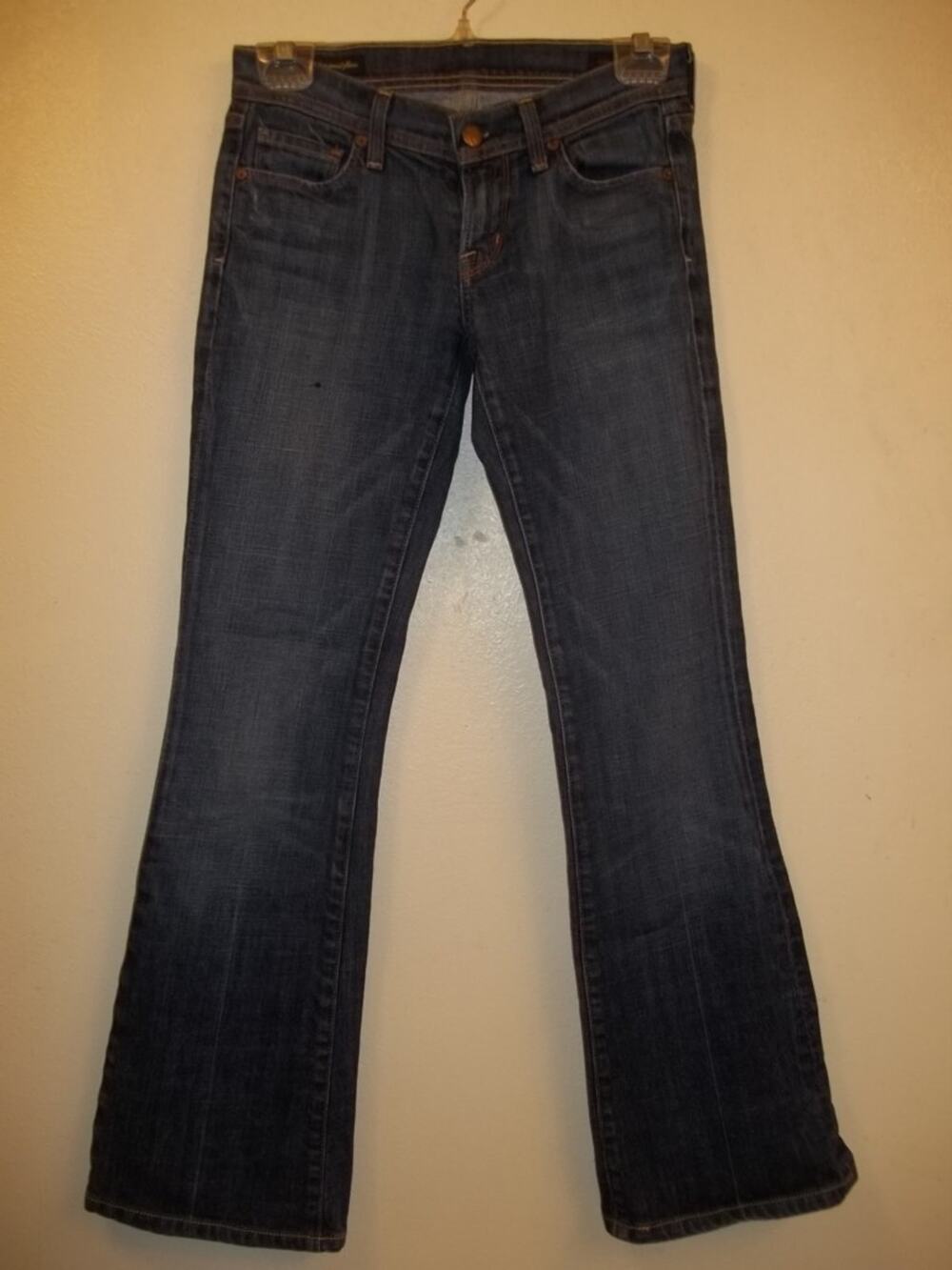 Citizens of Humanity Blue Denim INGRID #002 Low Waist Stretch Flair Jeans 25